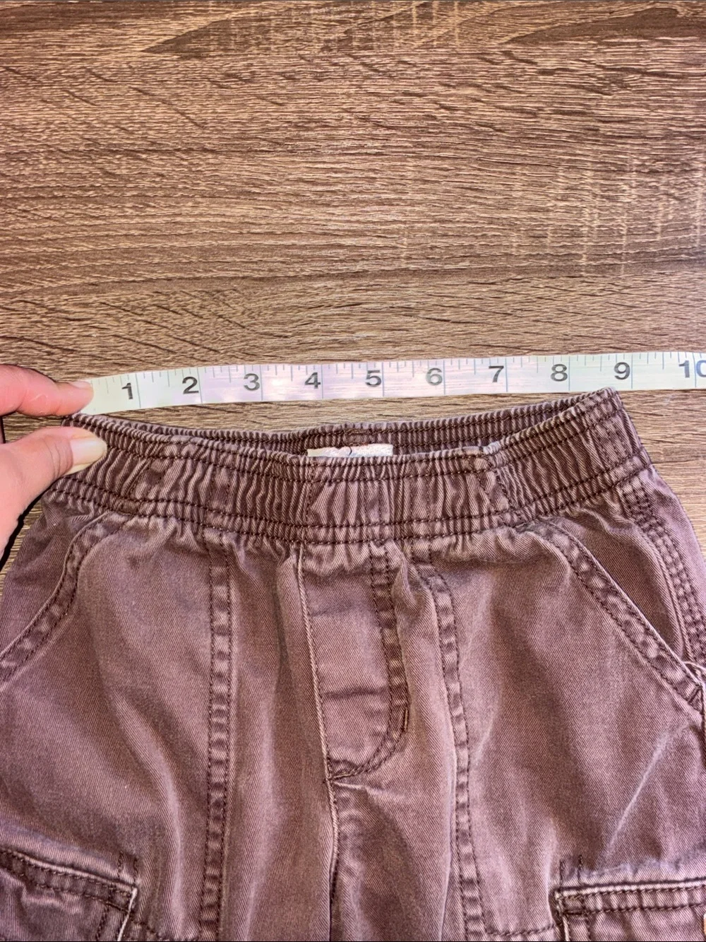 Vintage OshKosh Bgosh Brown Cargo Pull-On Kids Pants 3T